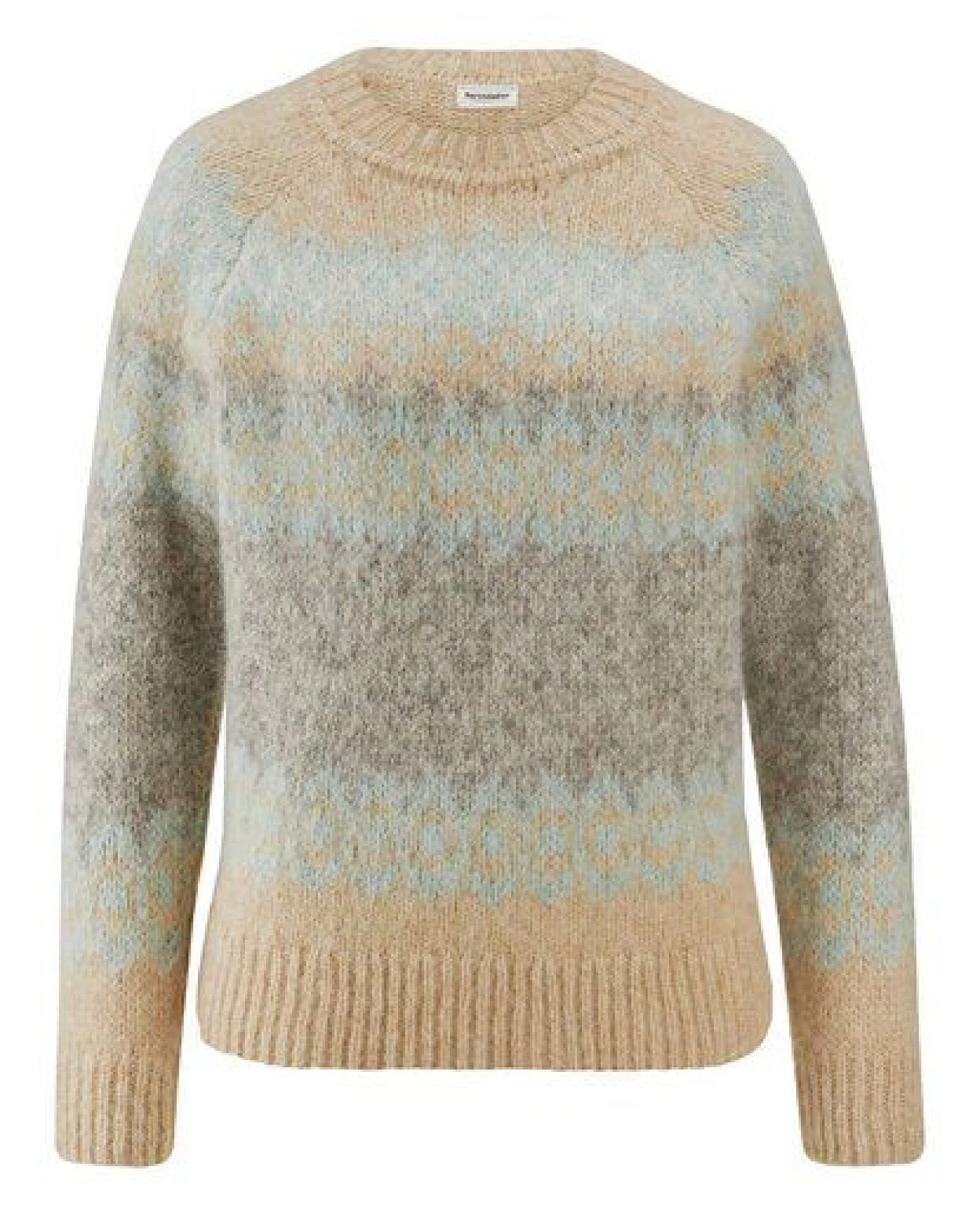 hessnatur Stick Pullover Relaxed aus Alpaka und Bio-Baumwolle – Ansicht 3