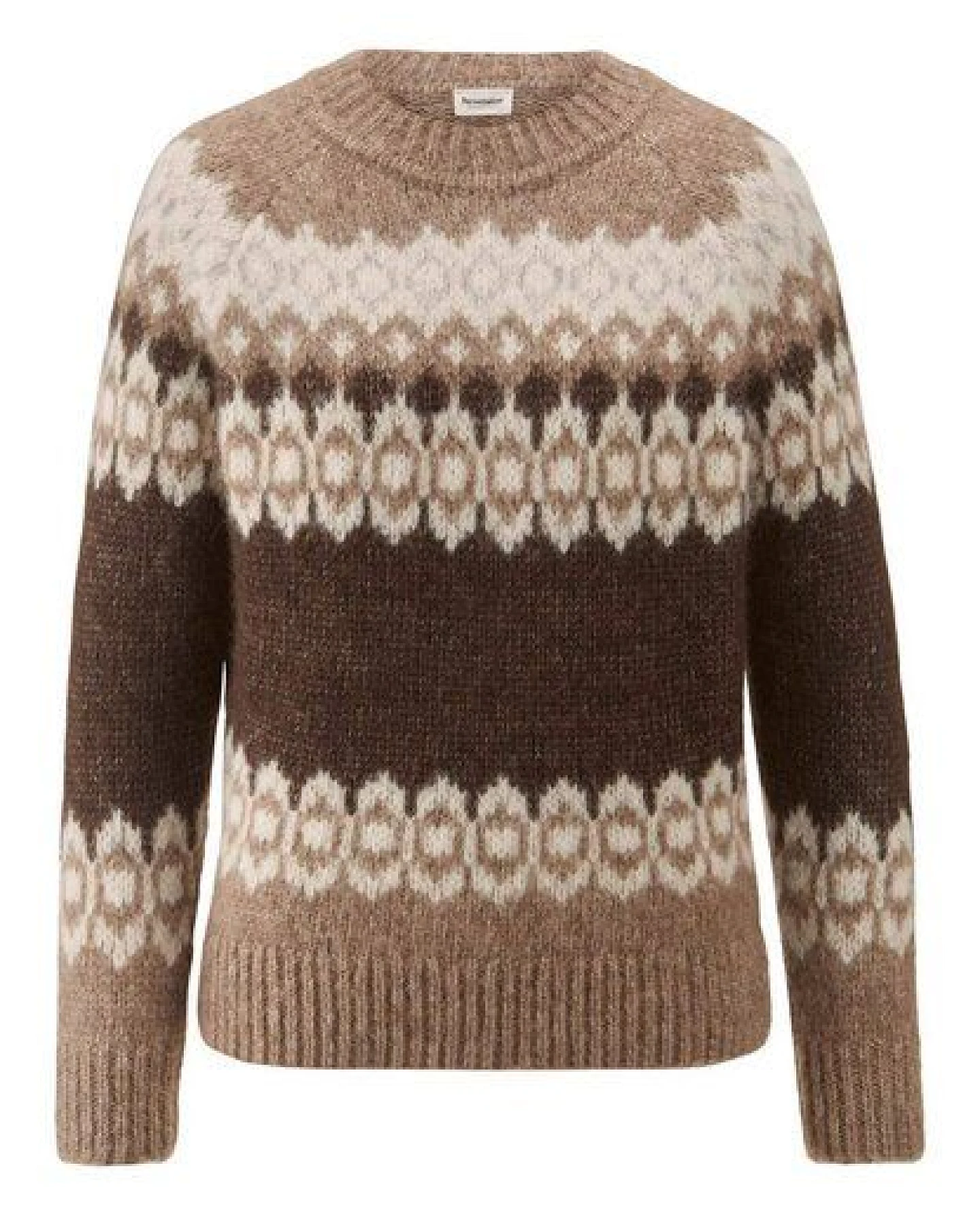 hessnatur Stick Pullover Relaxed aus Alpaka und Bio-Baumwolle – Ansicht 3