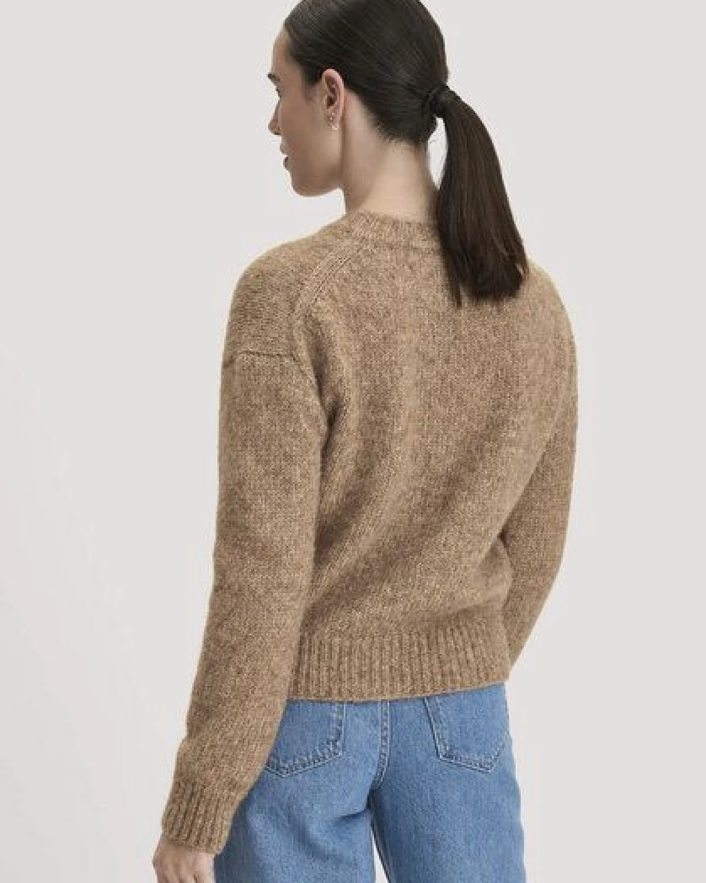 hessnatur Strickjacke Relaxed aus Alpaka und Bio-Baumwolle – Ansicht 2