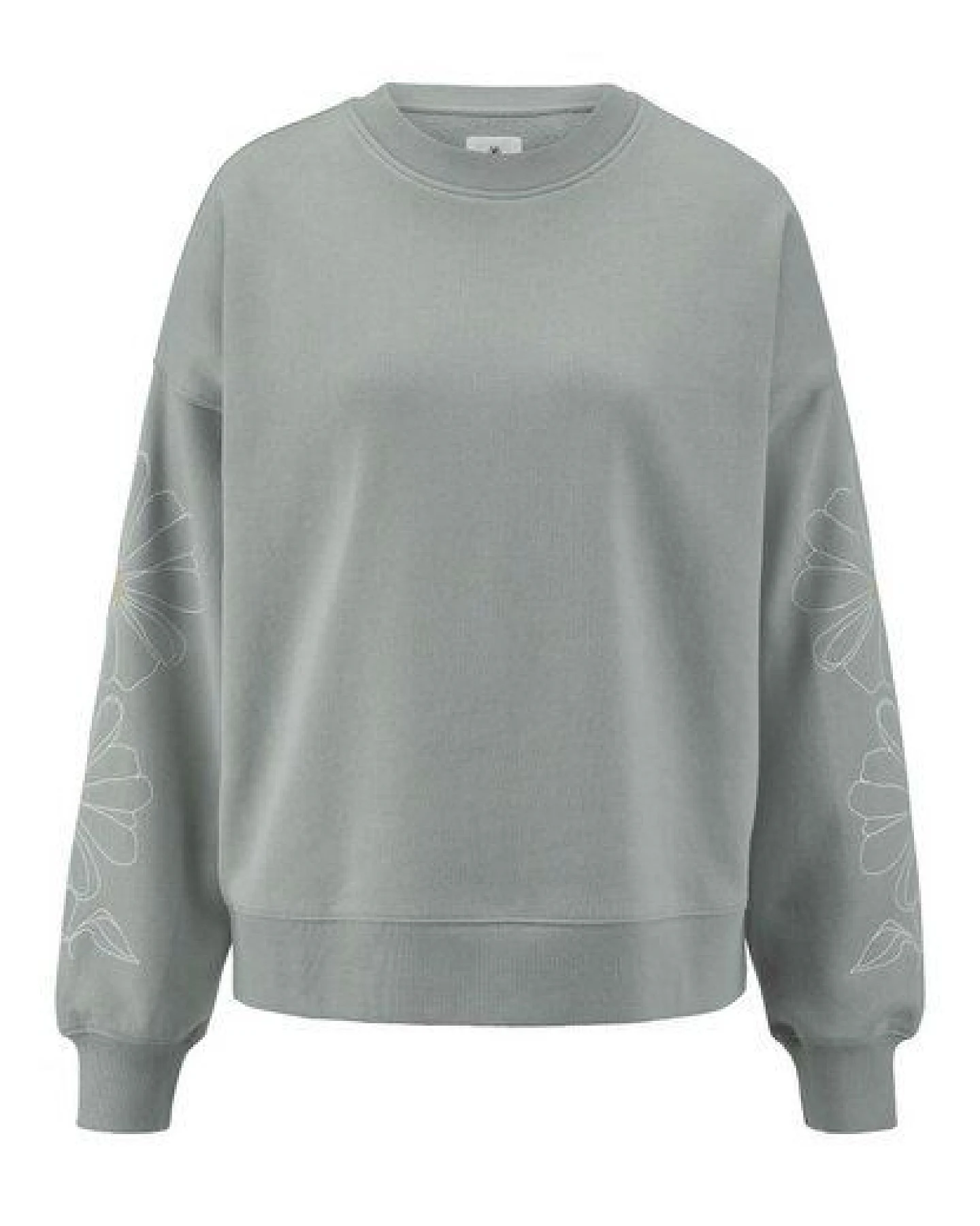 hessnatur Sweatshirt mit Stickerei Oversized aus Bio-Baumwolle mit recycelter Baumwolle – Ansicht 3