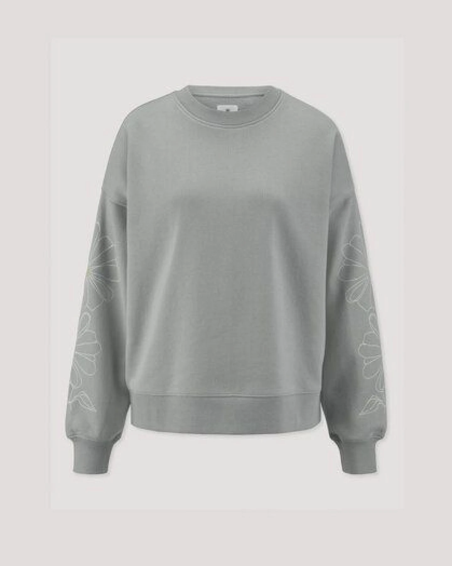hessnatur Sweatshirt mit Stickerei Oversized aus Bio-Baumwolle mit recycelter Baumwolle – Ansicht 4
