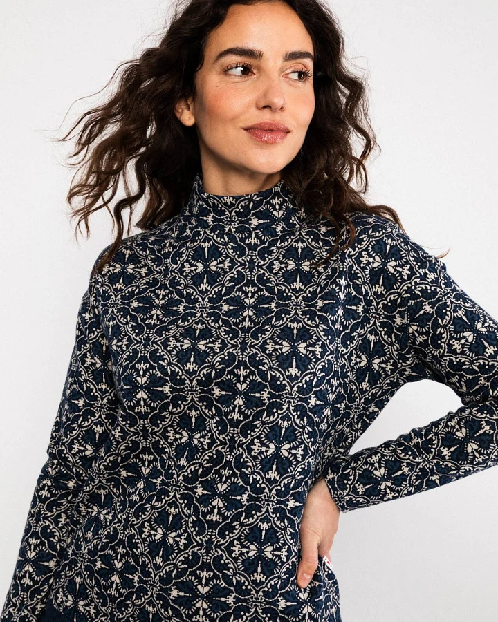 Winterpullover Warm-Up Turtle
