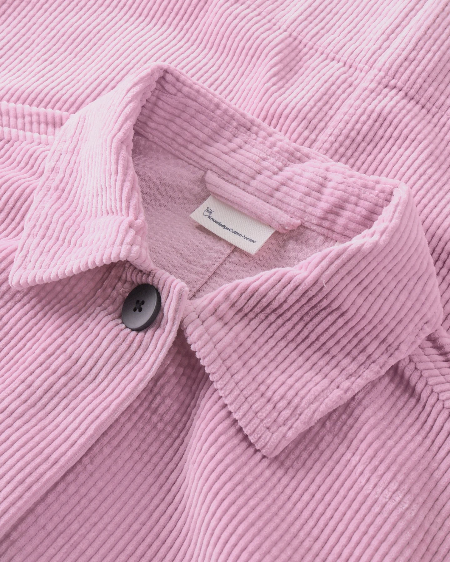 KnowledgeCotton Apparel Damen vegan Overshirt Cord Orchid Haze – Ansicht 2