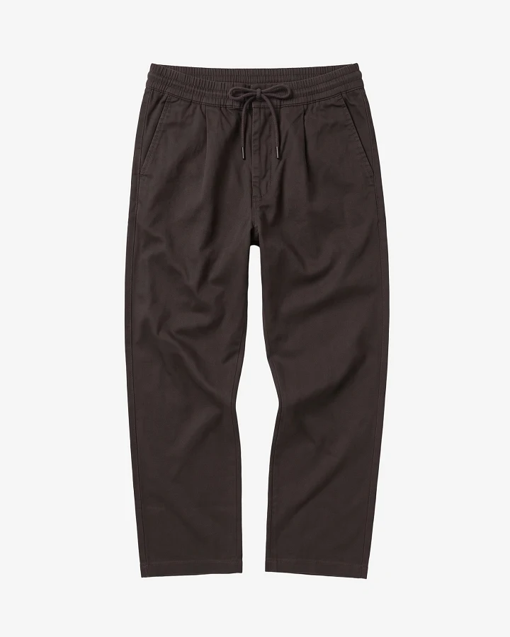 KnowledgeCotton Apparel Herren vegan Hose Fig Comfort Canvas Chocolate Torte Braun