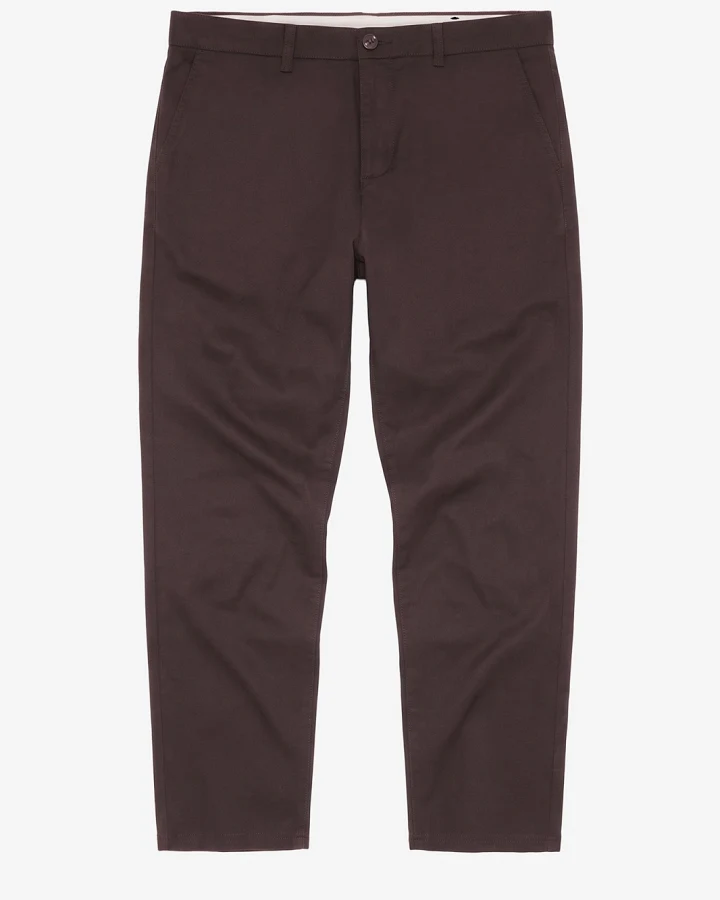 KnowledgeCotton Apparel Herren vegan Hose Canvas Chuck Regular Chocolate Torte