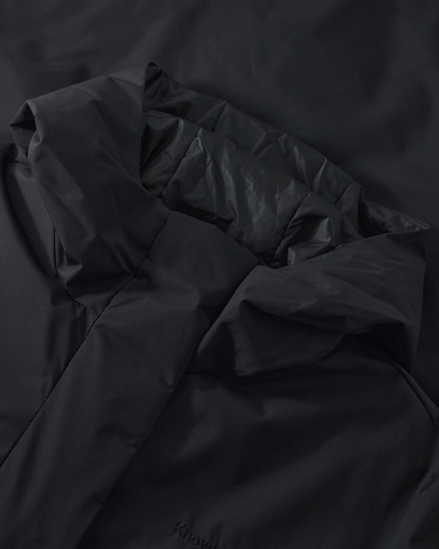 KnowledgeCotton Apparel Damen vegan Parka Soft Shell Schwarz – Ansicht 2