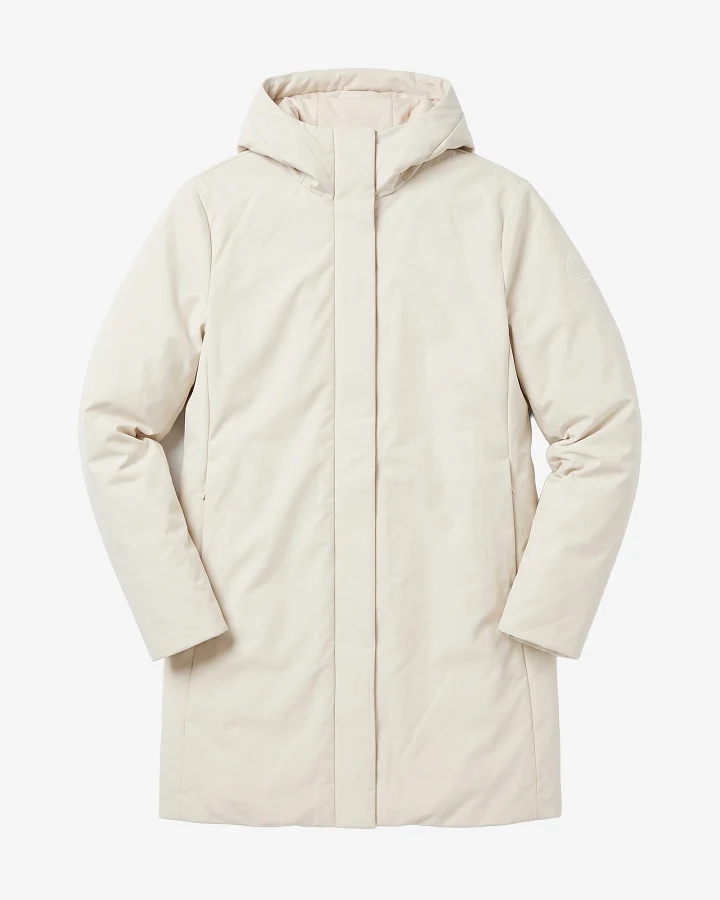 KnowledgeCotton Apparel Damen vegan Softshell Jacke Egret Weiß