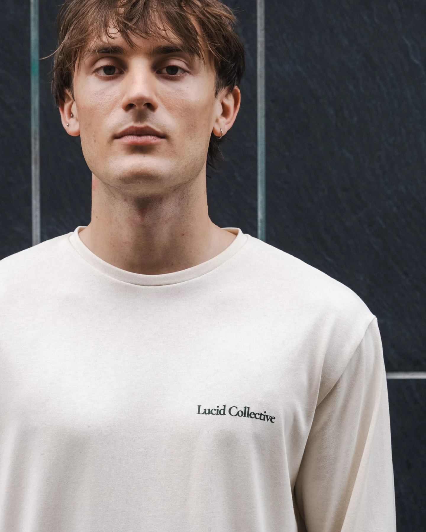 Lucid Collective Herren vegan Langarmshirt Feel Herren – Ansicht 2