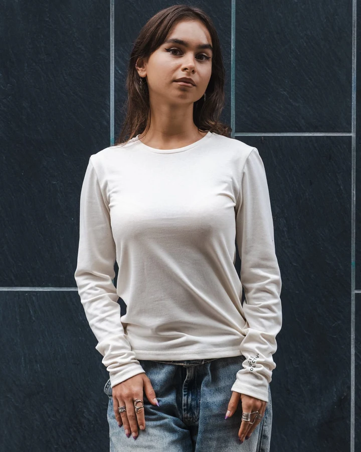 Lucid Collective Damen vegan Langarmshirt Feel Damen