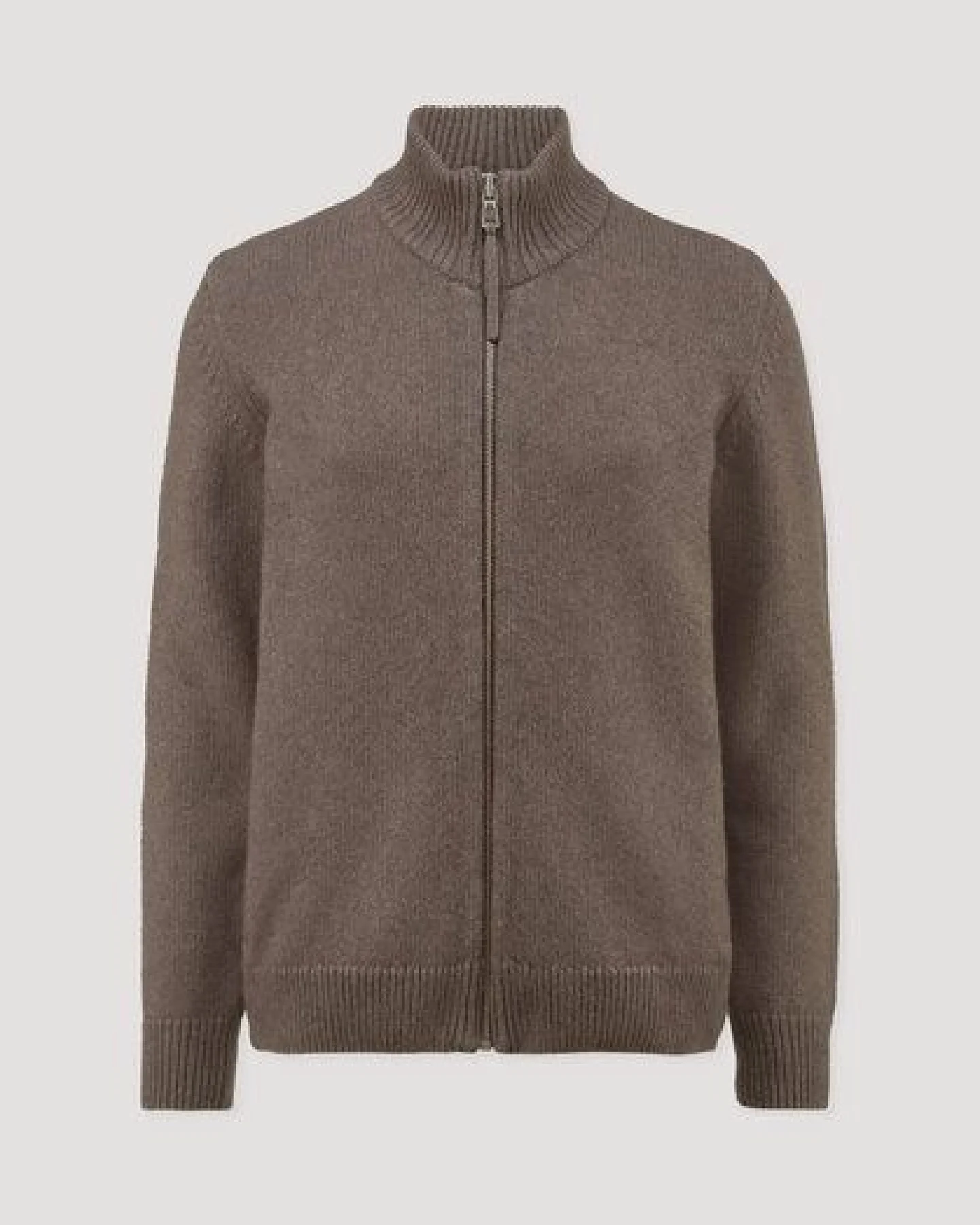 hessnatur Strick Jacke Regular aus Bio-Merinowolle mit Bio-Baumwolle – Ansicht 4