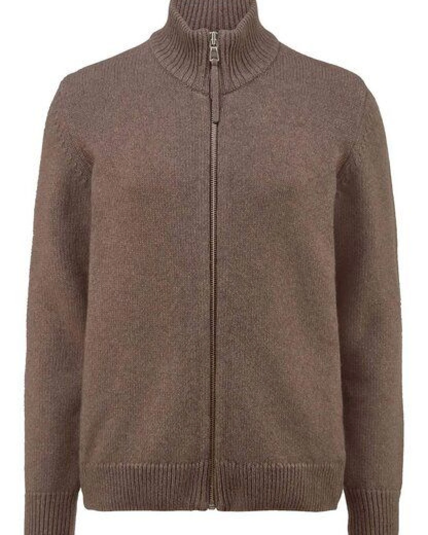 hessnatur Strick Jacke Regular aus Bio-Merinowolle mit Bio-Baumwolle – Ansicht 3