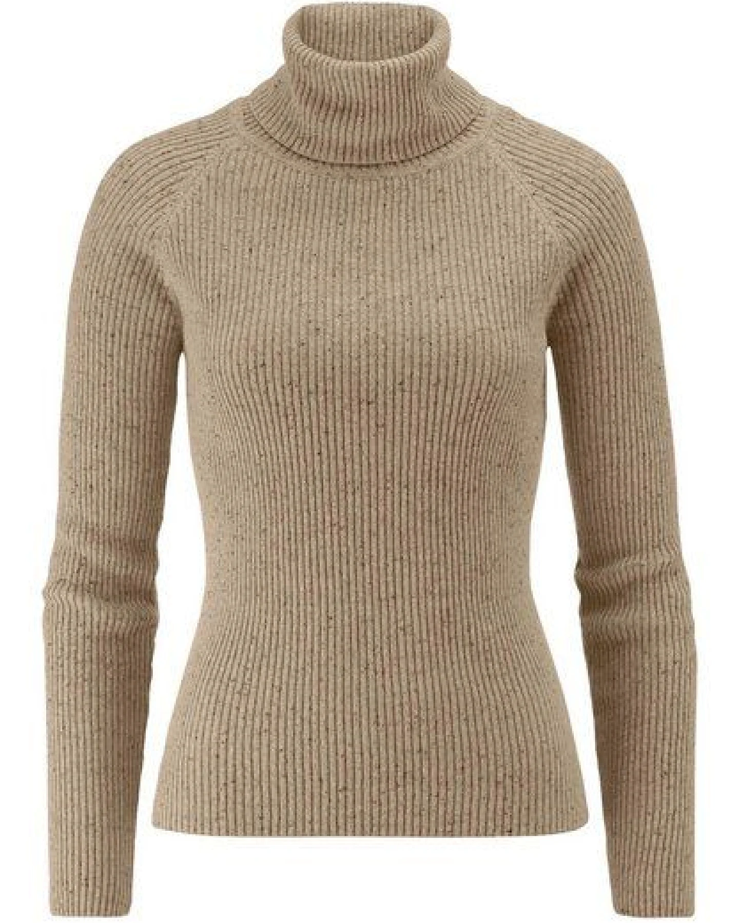 hessnatur Strick Rollkragenpullover Slim aus Bio-Baumwolle mit recycelter Wolle – Ansicht 3
