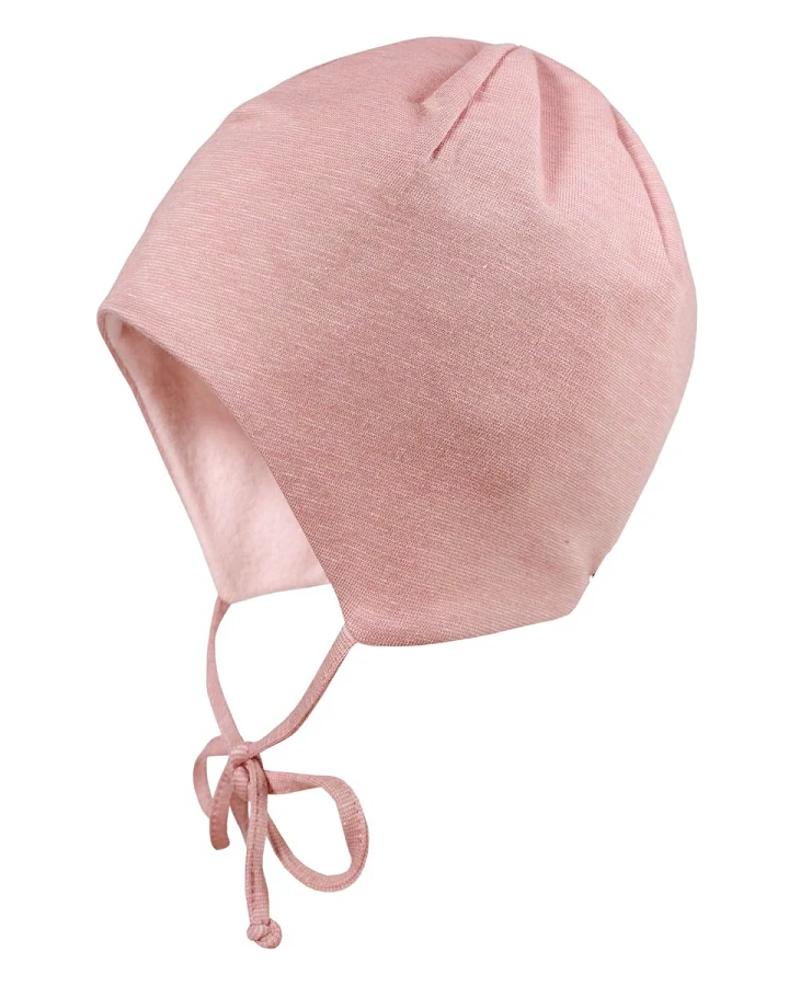 Baby Mütze Bio-Baumwolle (kbT) microringel altrosameliert-rehbraun Gr. 41/43