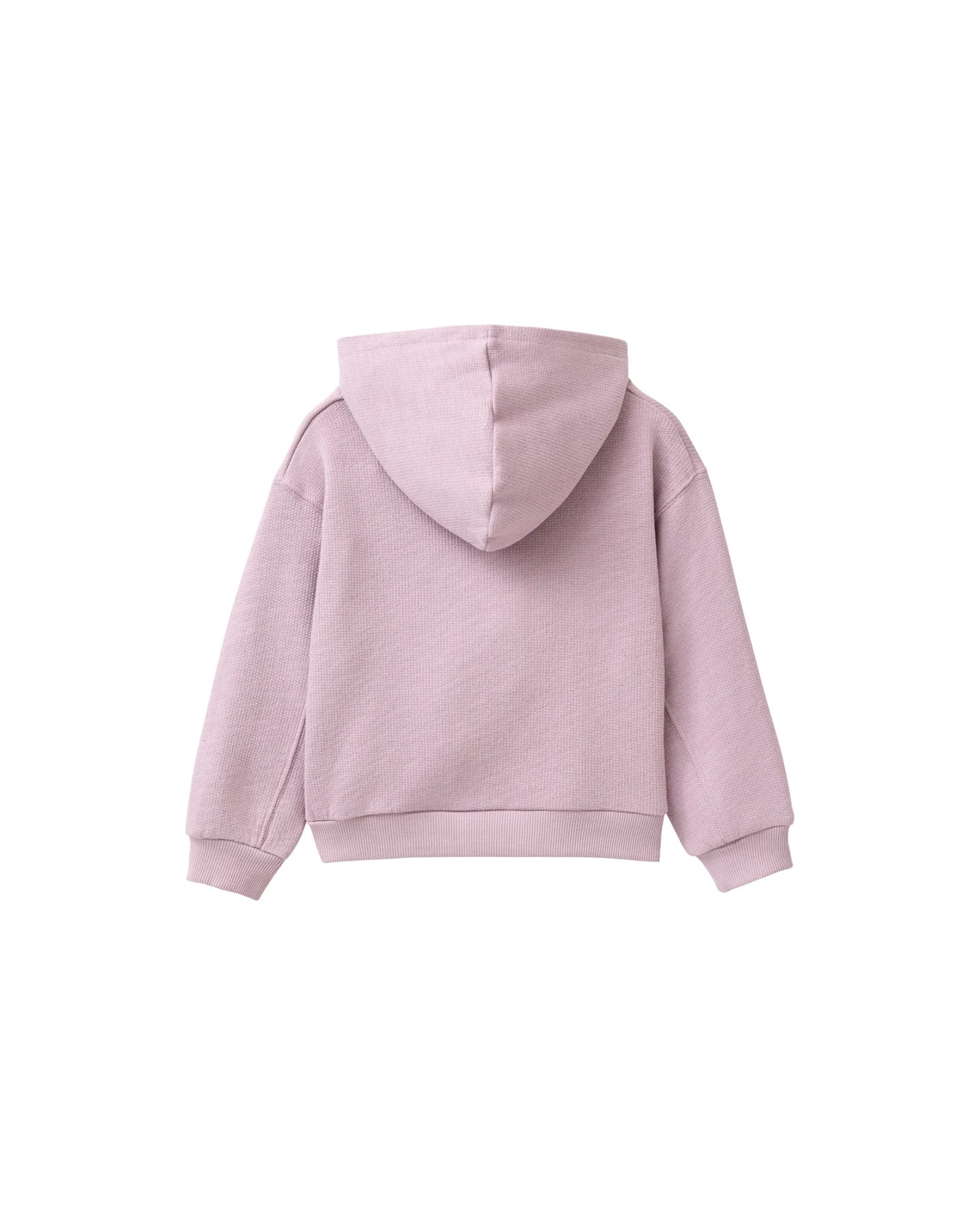 People Wear Organic Sweat-Hoodie Bio-Baumwolle (kbA) grauviolett 134/140 – Ansicht 2