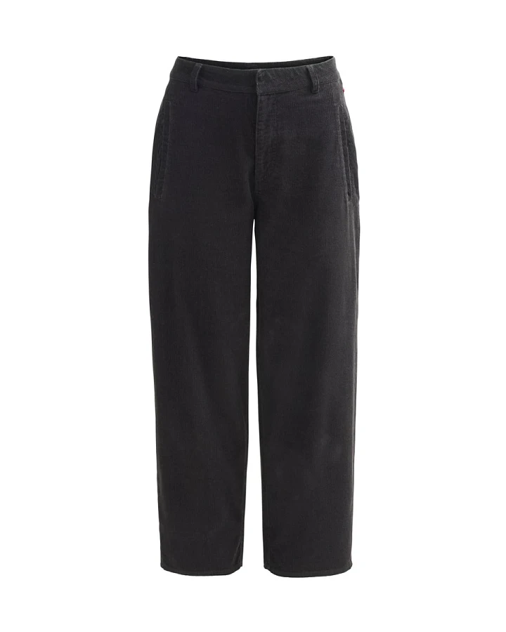 People Wear Organic 7/8 Barrel Kord-Hose Bio-Baumwolle (kbA) schwarz 36