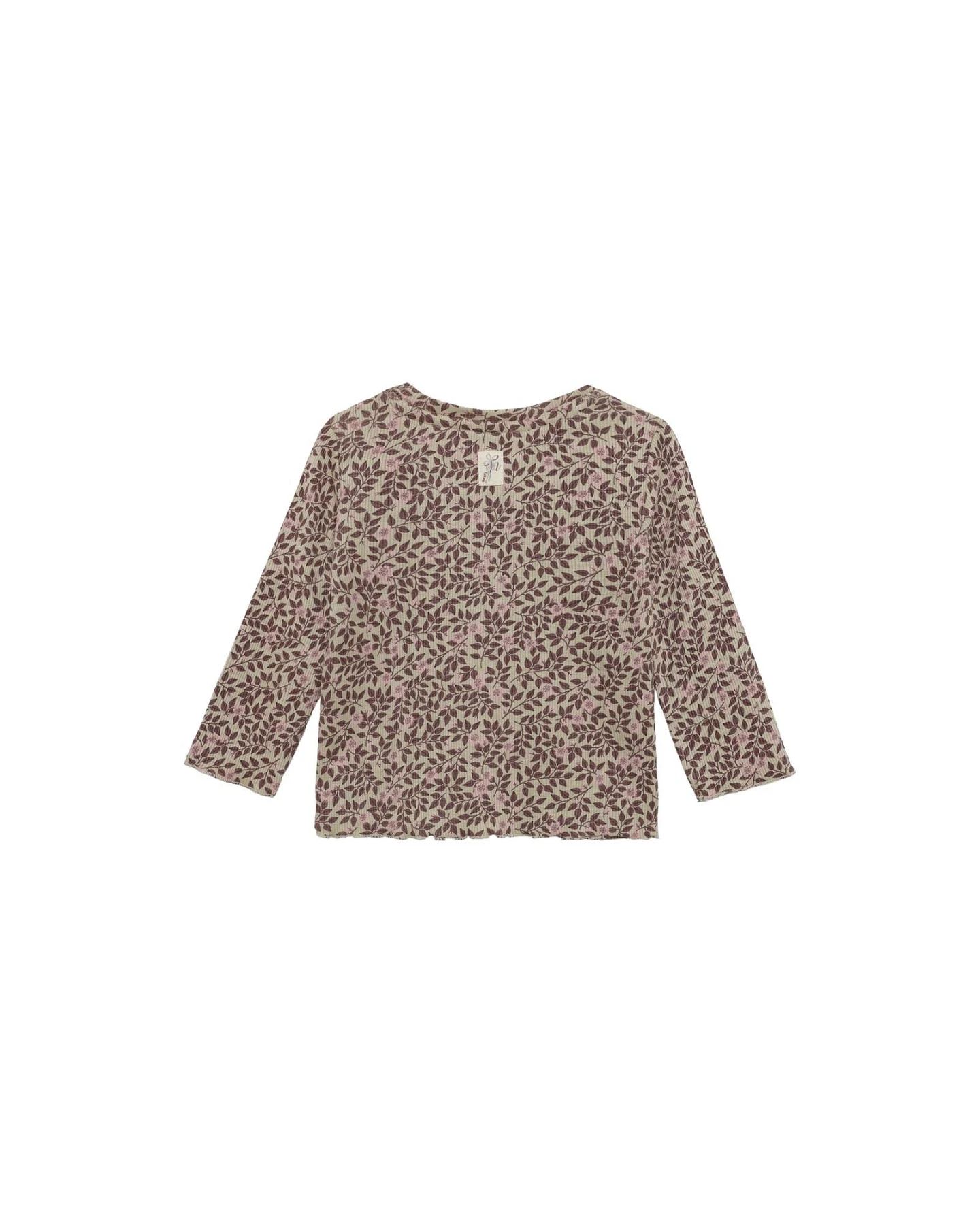 Langarmshirt Bio-Baumwolle (kbA) rip print eucalyptus 50 – Ansicht 2