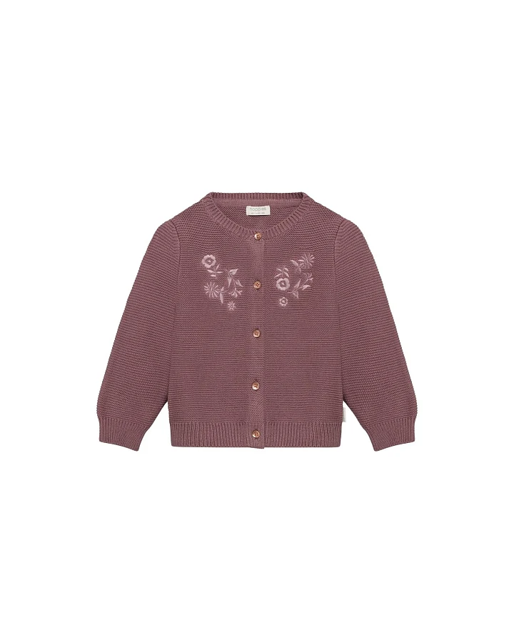 Cardigan Bio-Baumwolle (kbA) rose taupe 74