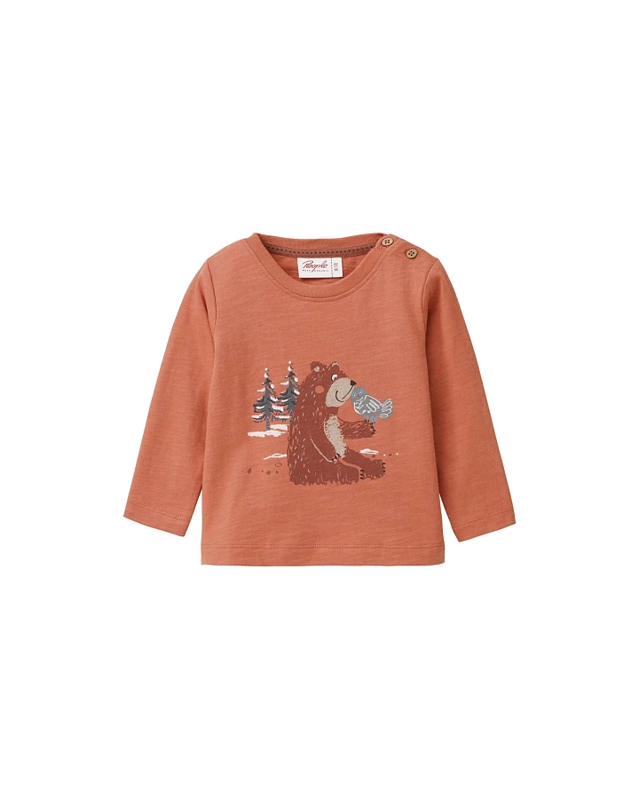 Produktseite: People Wear Organic Langarm-Shirt Bio-Baumwolle (kbA) rost 62/68