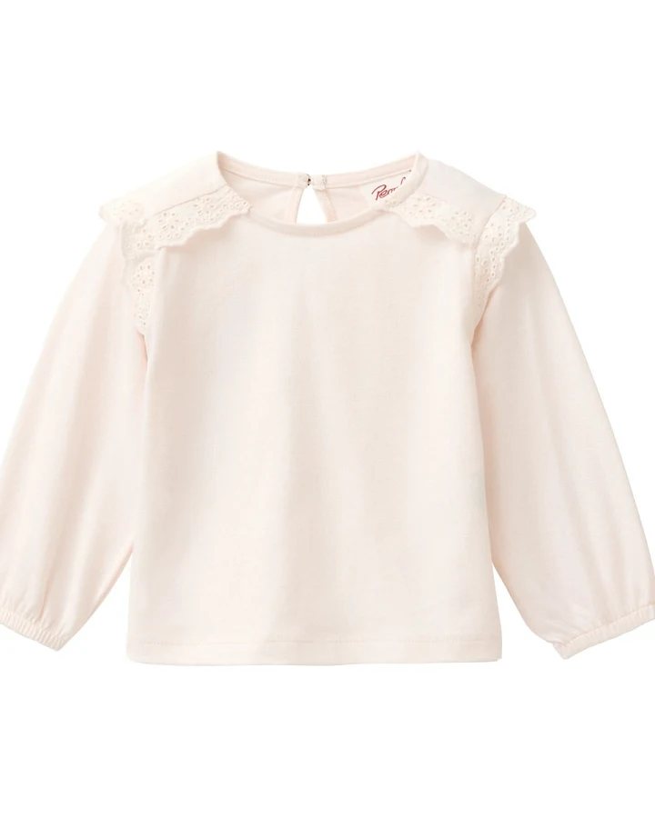 People Wear Organic Langarm-Shirt Bio-Baumwolle (kbA) puder rosa 74/80