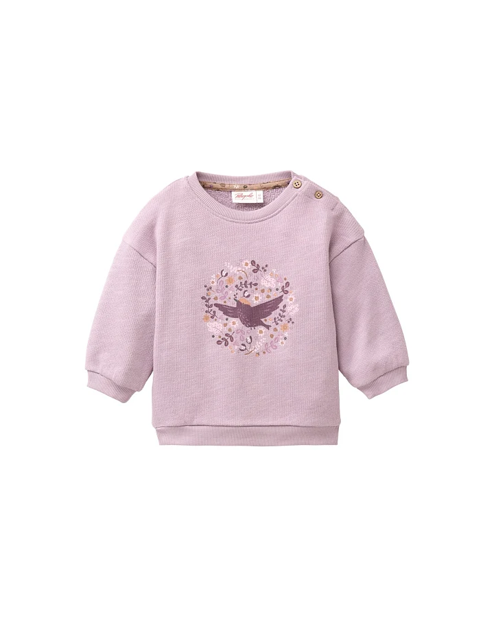 People Wear Organic Sweat-Pullover Bio-Baumwolle (kbA) grauviolett 62/68
