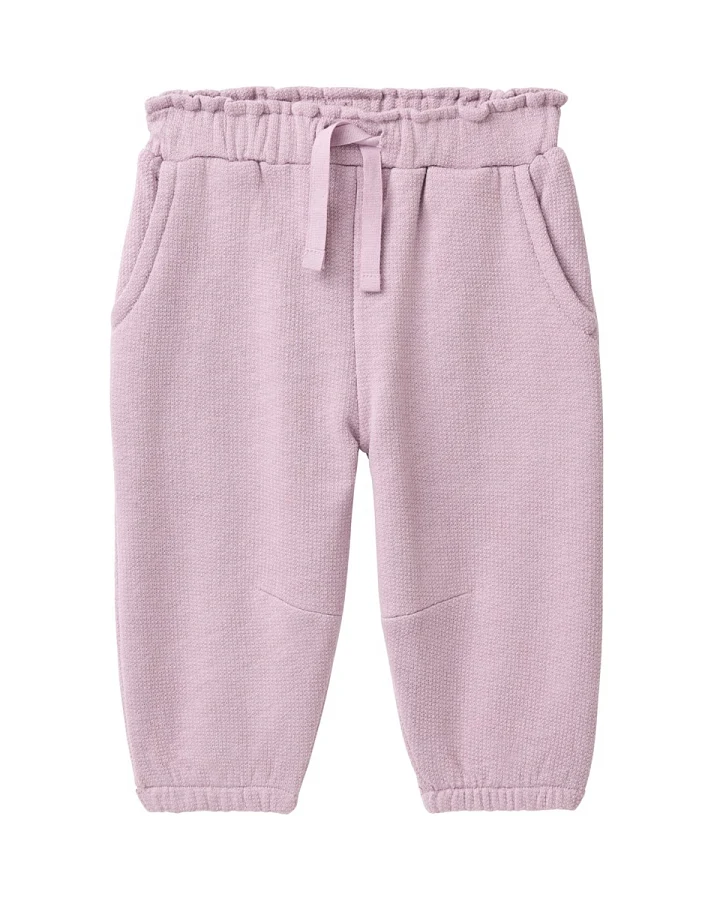 Produktseite: People Wear Organic Sweat-Hose Bio-Baumwolle (kbA) grauviolett 62/68