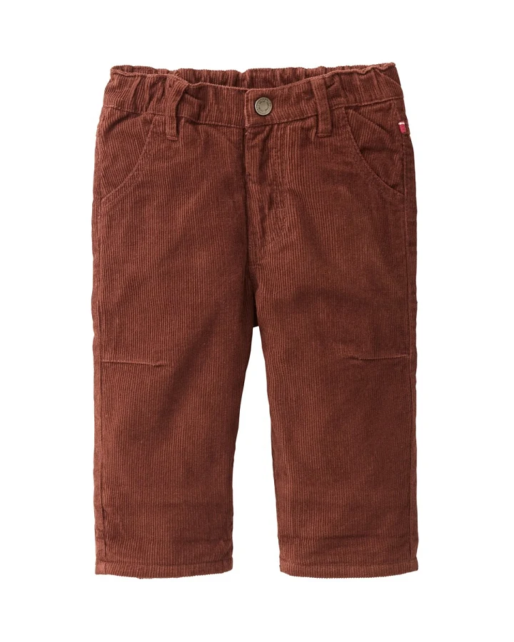 People Wear Organic Kord-Hose Bio-Baumwolle (kbA) gefüttert mahagoni 74/80