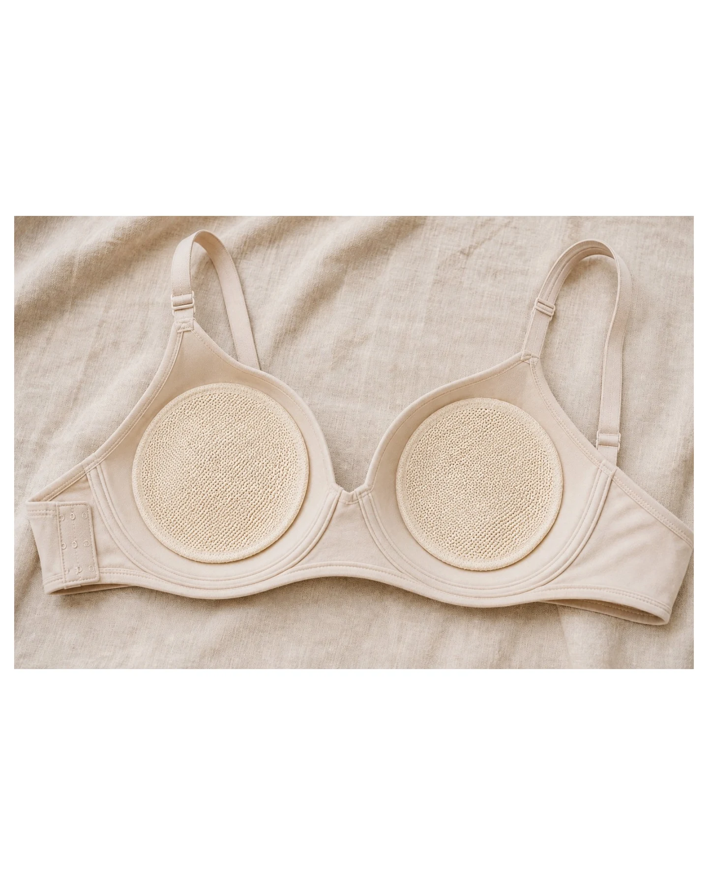Stilleinlagen Wolle Bouretteseide, 2-lagig, 1 Paar Durchmesser 14 cm – Ansicht 2