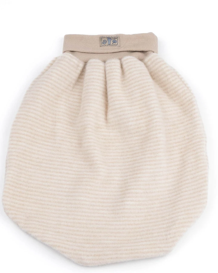 Lilano - Strampelsack Wollfrottee-Plüsch sand