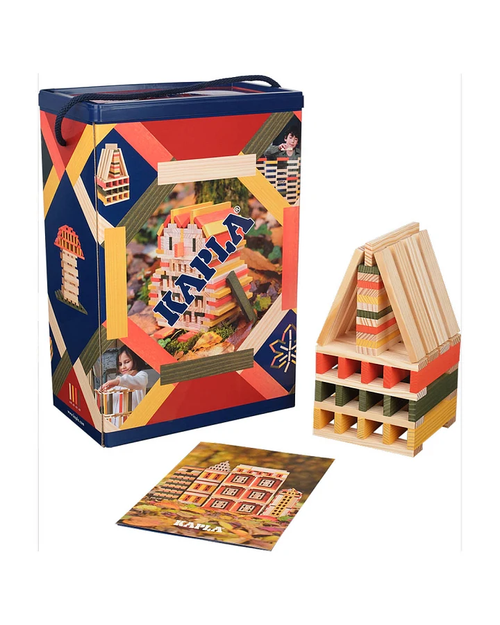 Kapla - Holzplättchen 200er Box "Herbst"