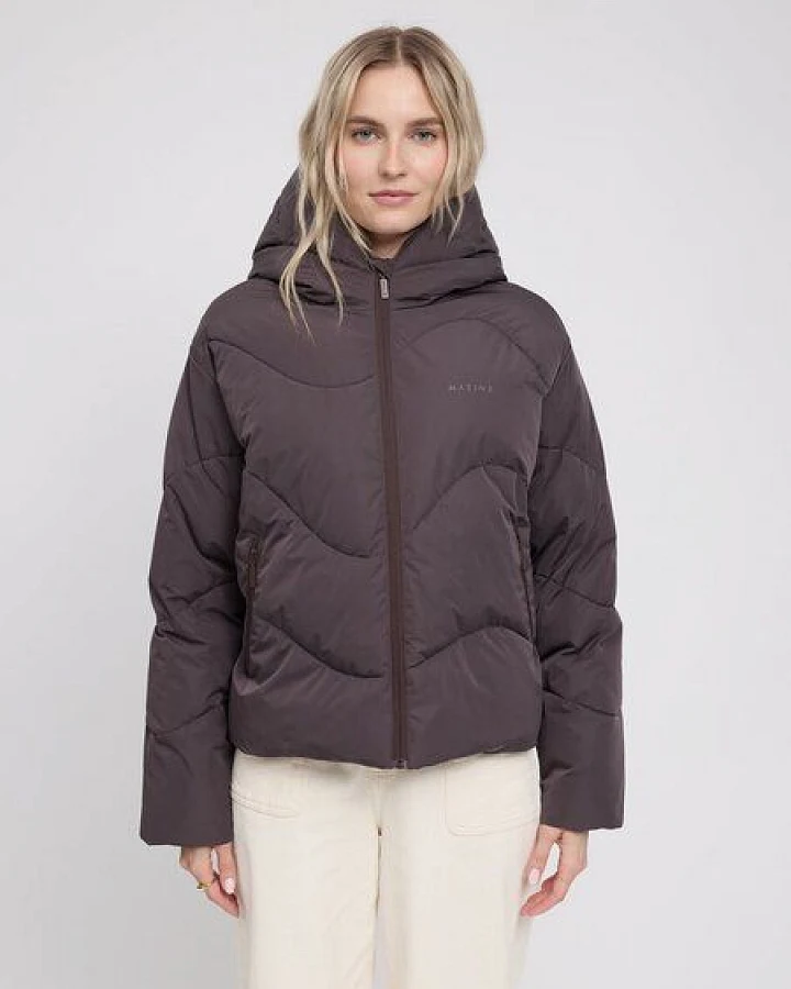 Mazine Damen Waves Quilt Kurze Puffer Jacke