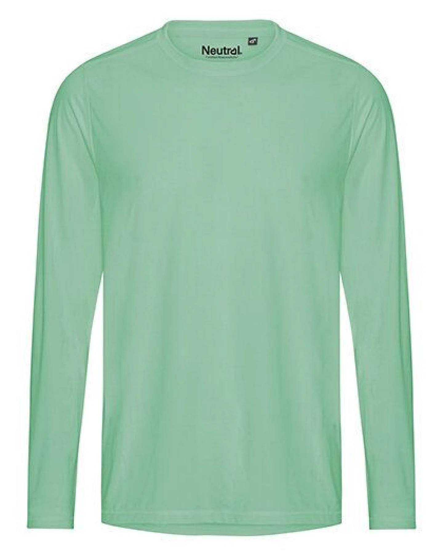 Neutral® Herren / Unisex Langarm T-Shirt Rundhals Recycled Sportshirt Unterziehshirt – Ansicht 3