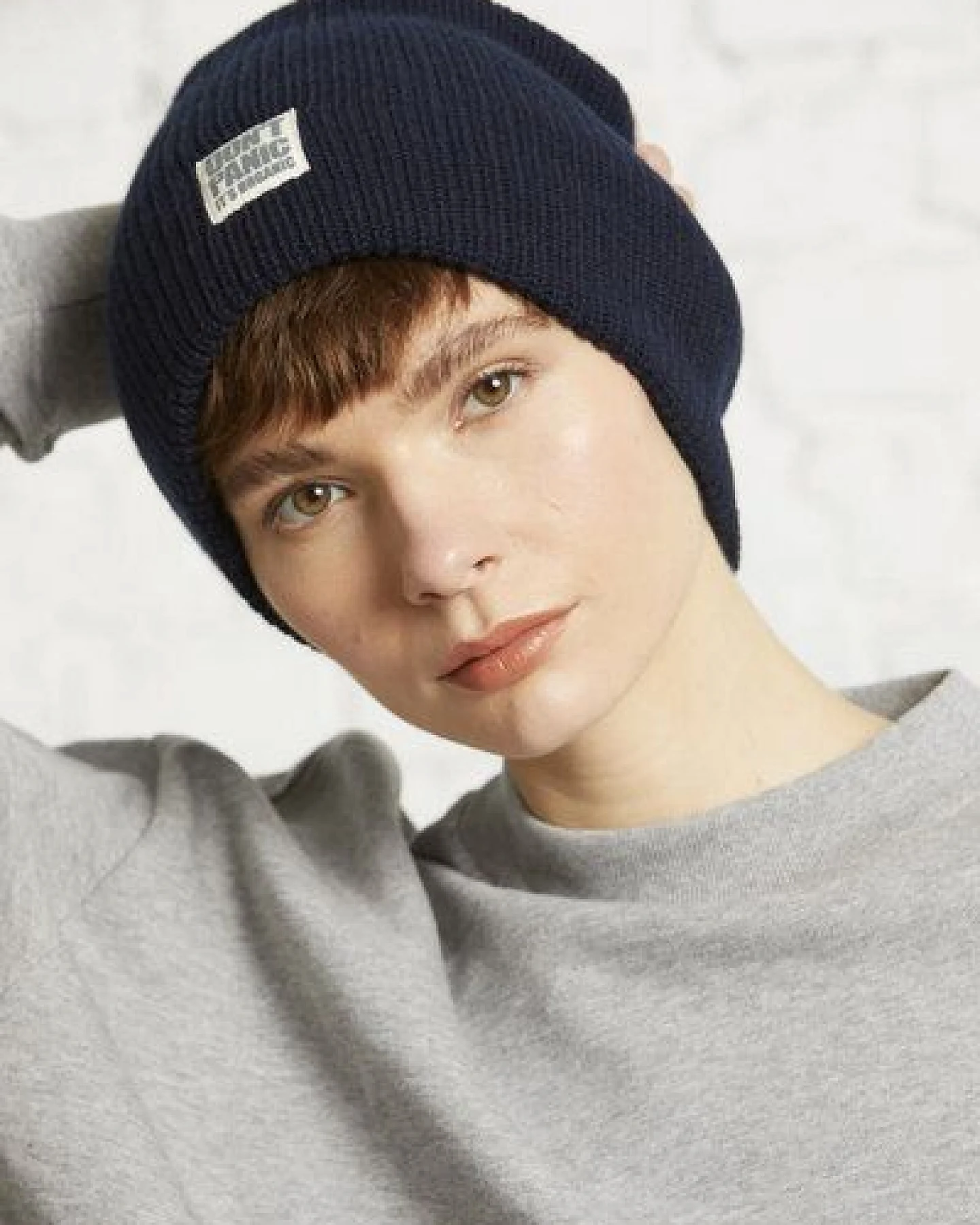 Wunderwerk Sailor cropped rib beanie – Ansicht 2