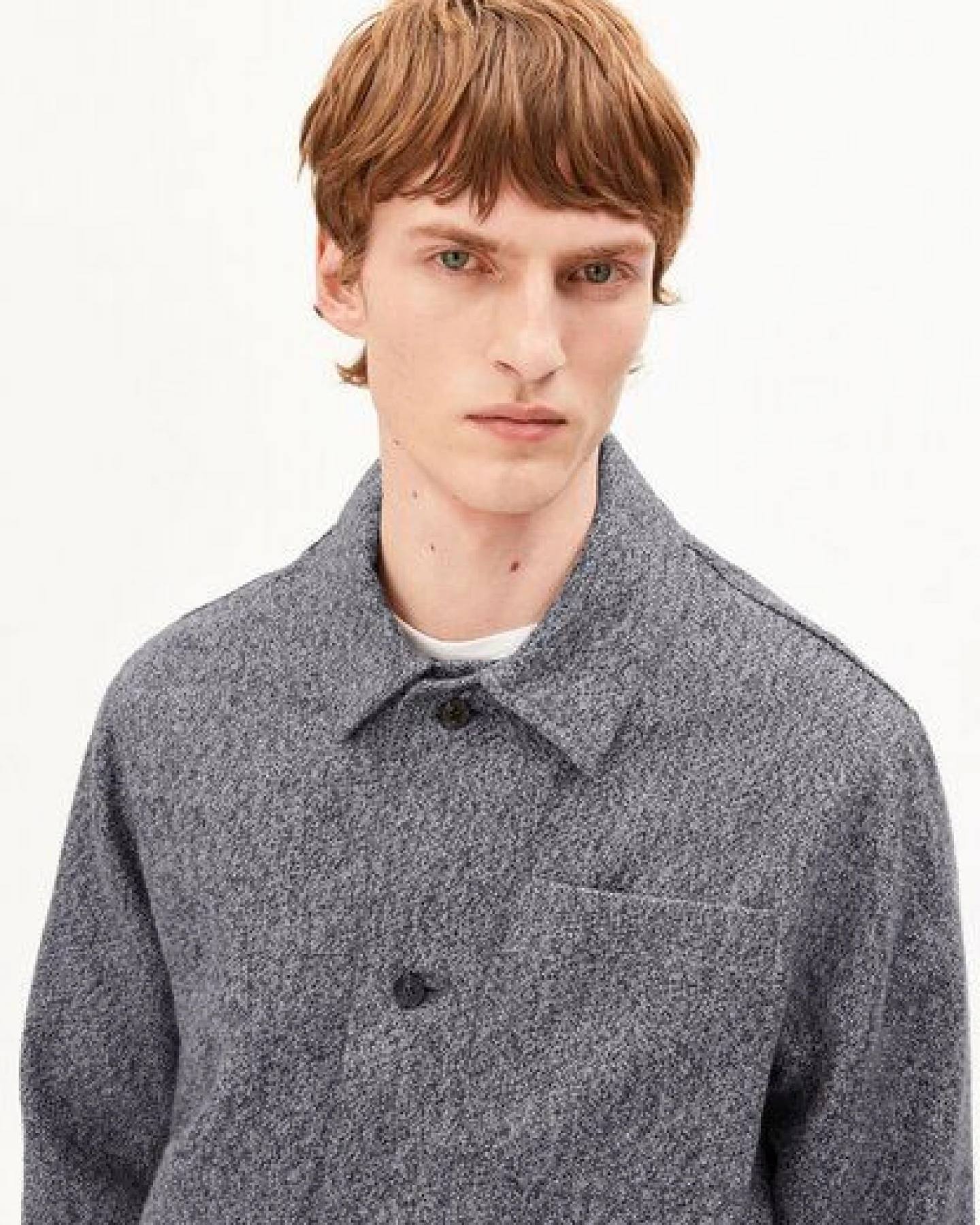 ARMEDANGELS TWEED OVERSHIRT Herren Overshirt aus 100% Bio-Baumwolle – Ansicht 4
