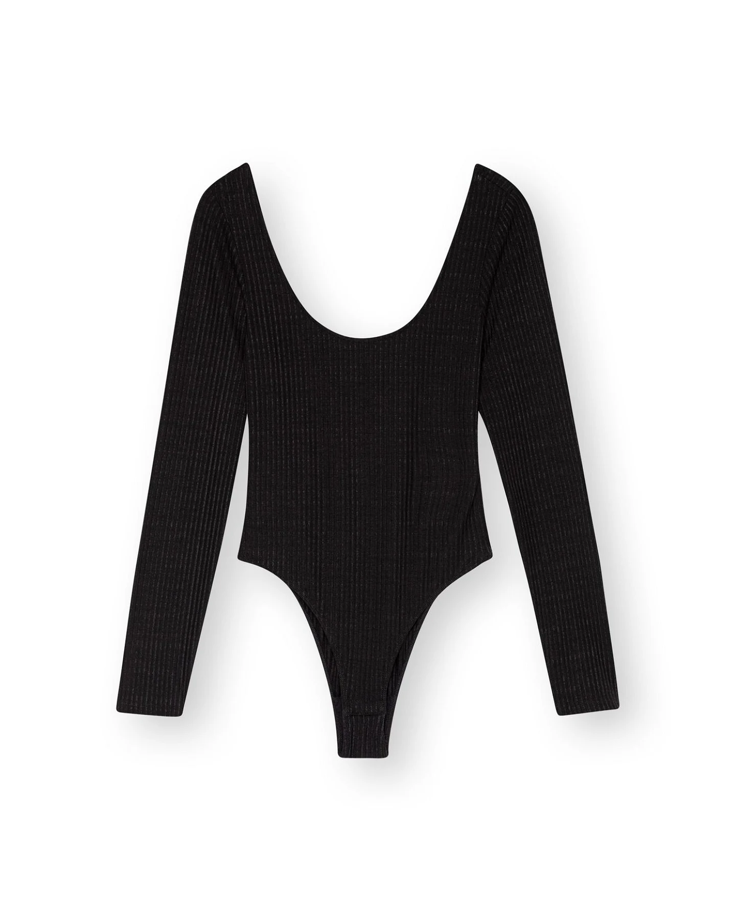 LOVJOI Damen vegan Body Salmona Schwarz – Ansicht 2