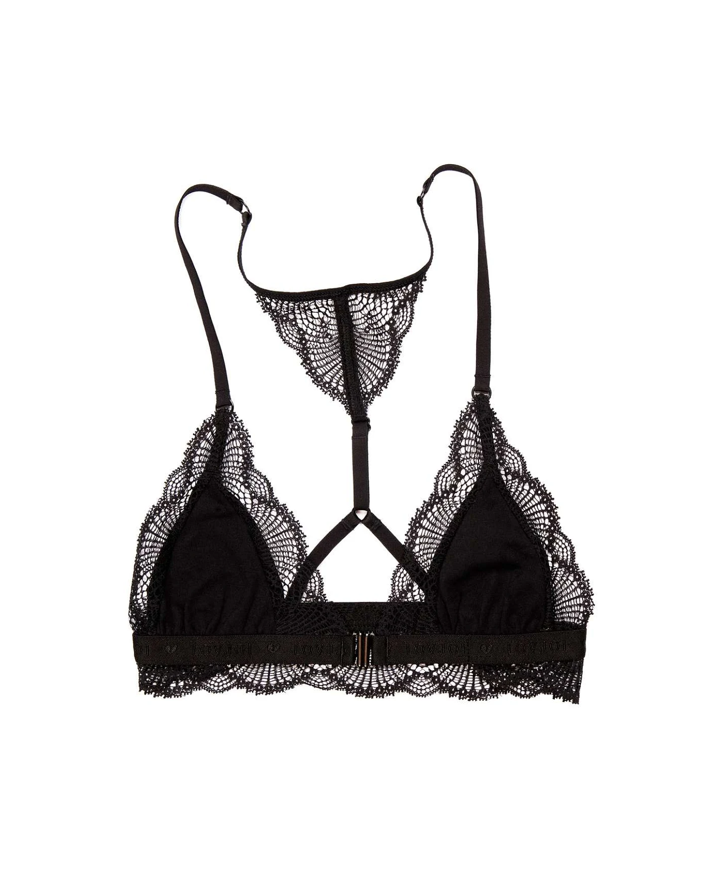 LOVJOI Damen vegan Bralette Moonlighter Schwarz – Ansicht 2