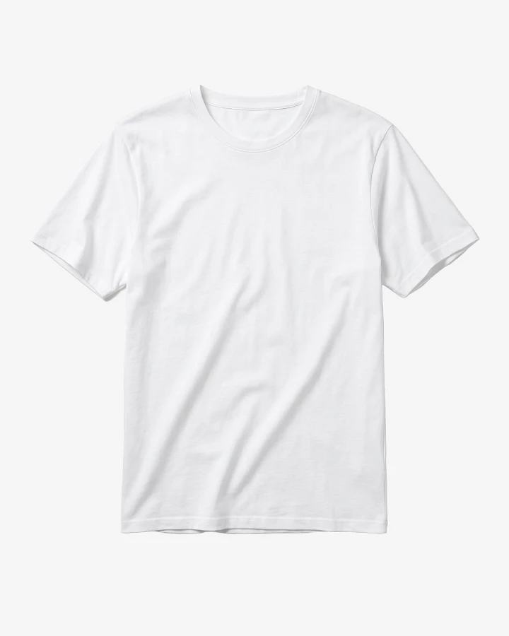 KnowledgeCotton Apparel Herren vegan T-Shirt Mercerized Strahlend Weiß