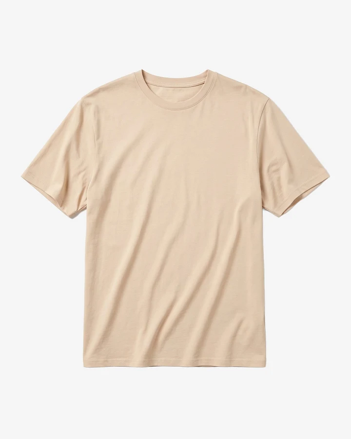 KnowledgeCotton Apparel Herren vegan T-Shirt Mercerized Hellgrau