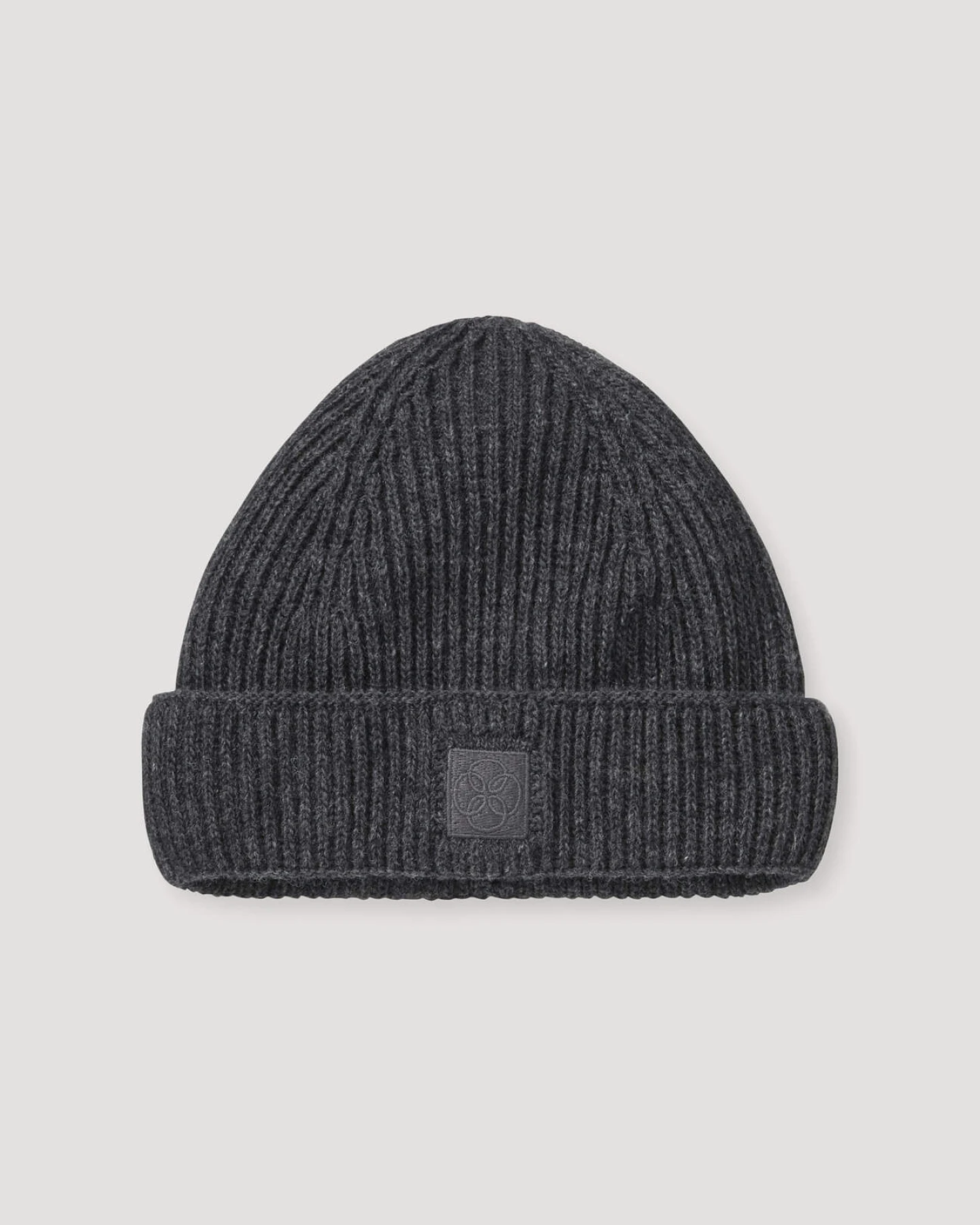 hessnatur Strickmütze aus Bio-Merinowolle mit recycelter Wolle und Bio-Baumwolle - grau - Größe 1size – Ansicht 2