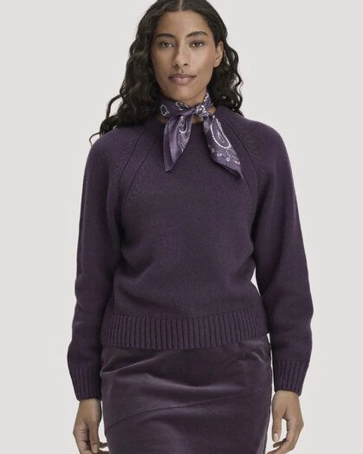 hessnatur Strick Pullover Relaxed aus Wolle mit Bio-Baumwolle