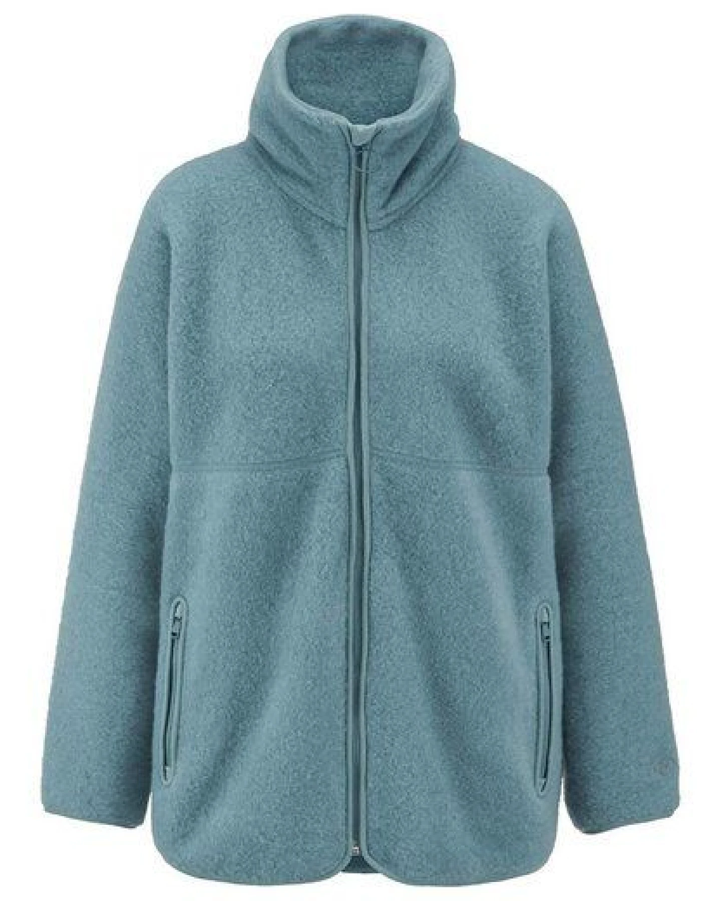 hessnatur Wollfleece Jacke Oversized aus reiner Bio-Merinowolle – Ansicht 3