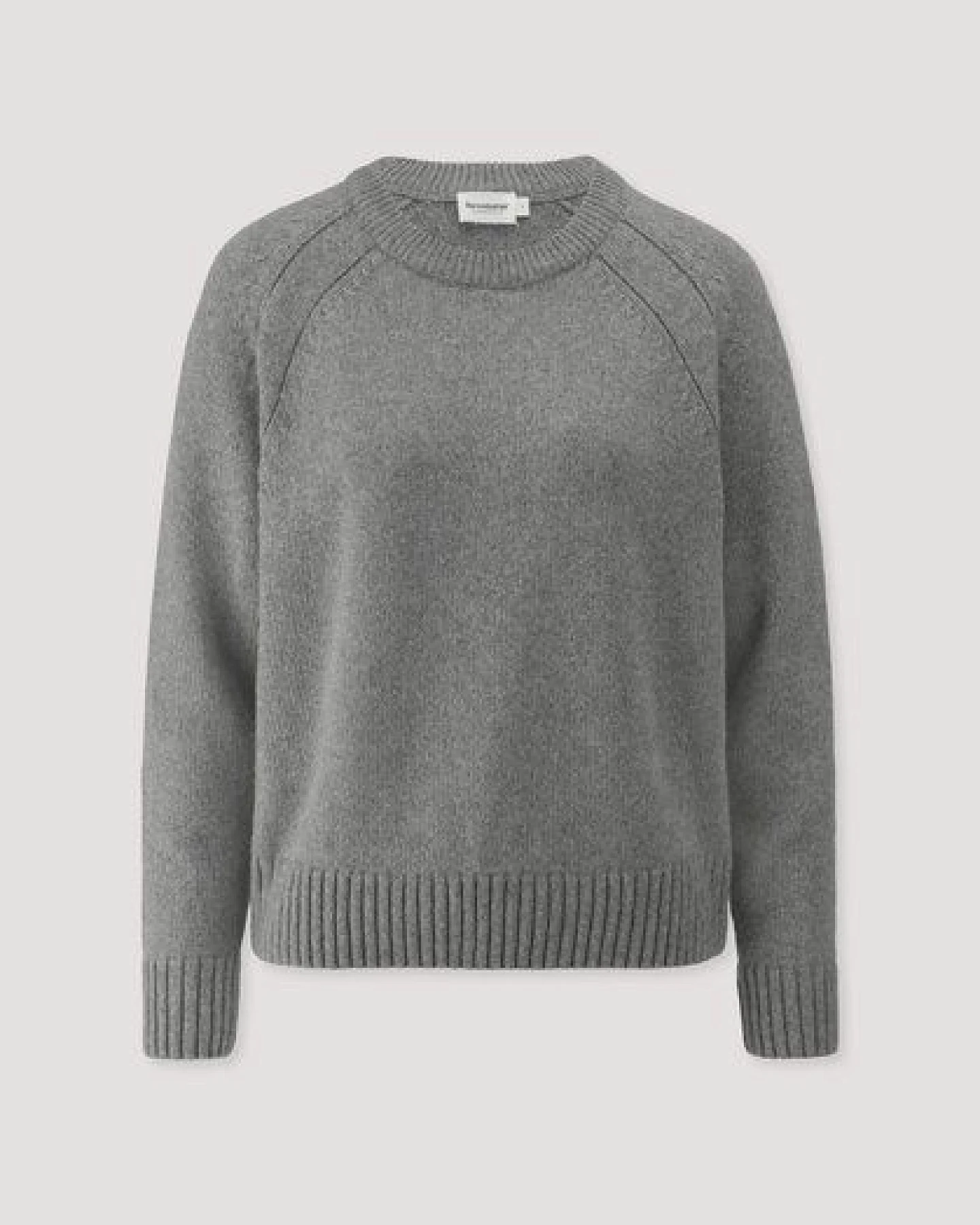 hessnatur Strick Pullover Relaxed aus Wolle mit Bio-Baumwolle – Ansicht 4