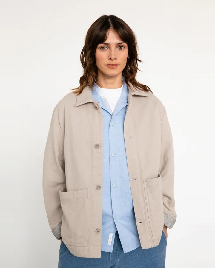 Rotholz Damen vegan Jacke Lightweight Sand
