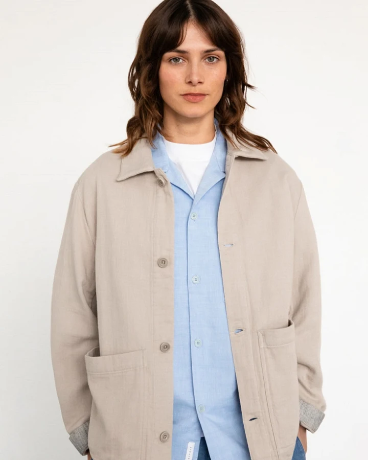 Rotholz Damen vegan Jacke Lightweight Sand