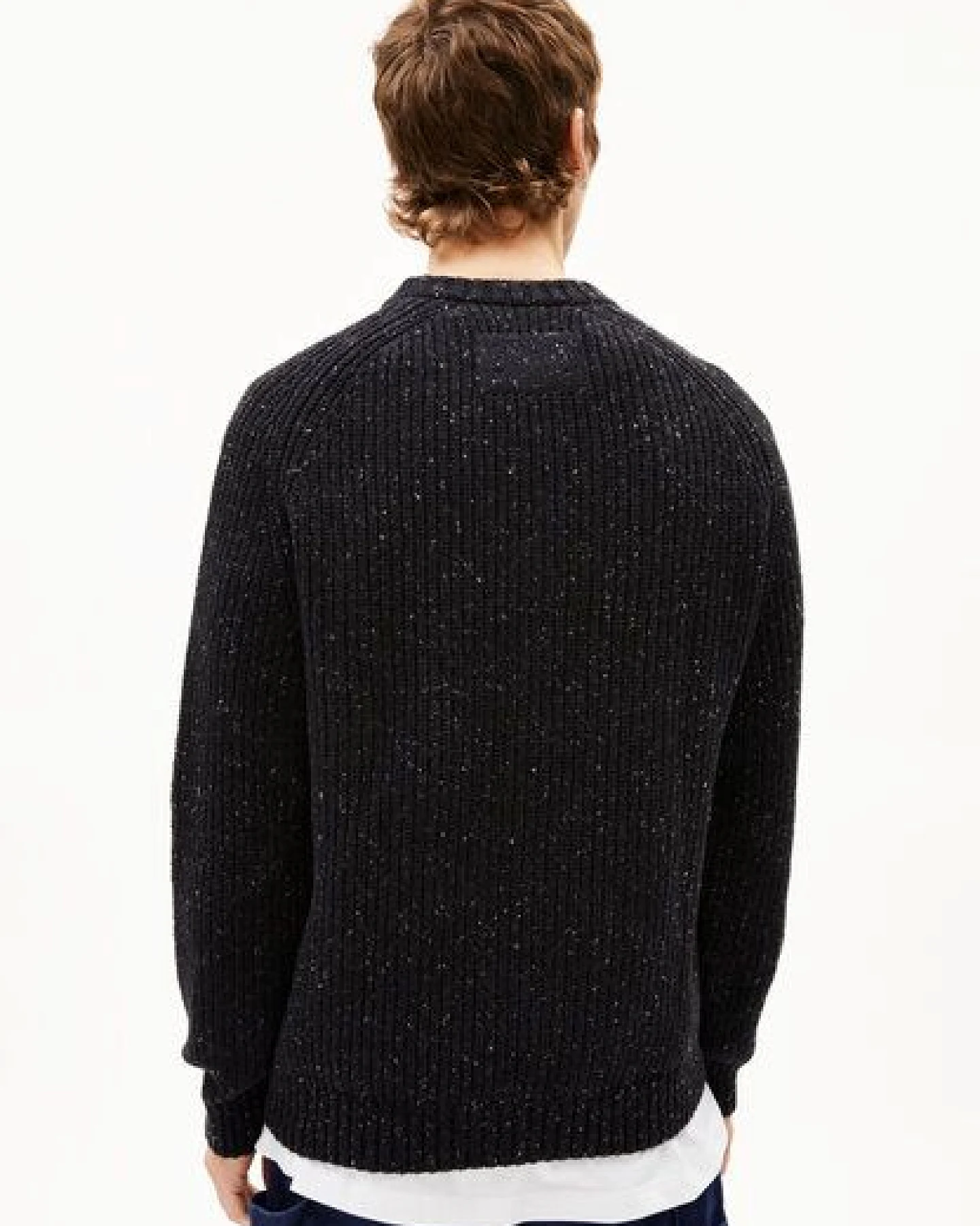 ARMEDANGELS KIAANO TWEED Herren Pullover aus recyclem Bio-Woll Mix – Ansicht 3