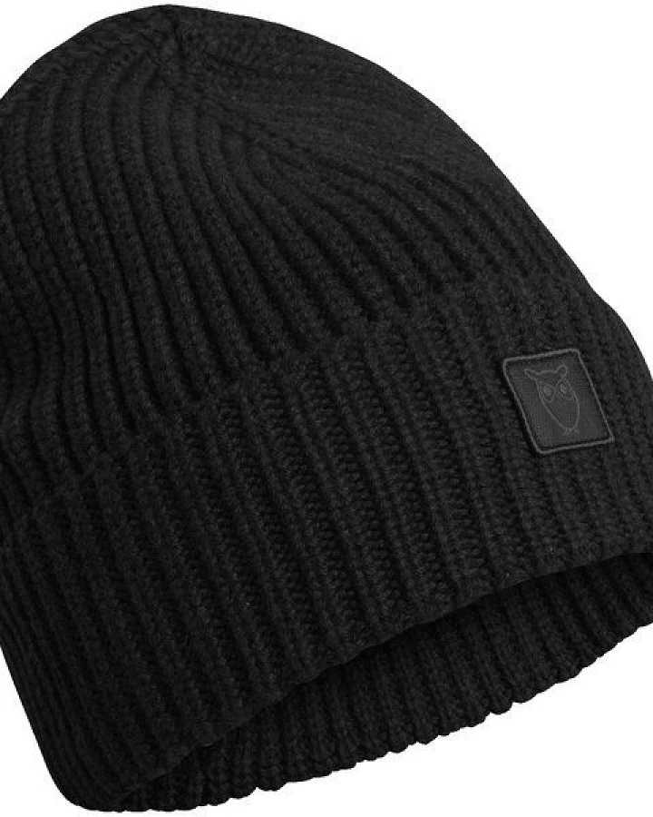 KnowledgeCotton Apparel Mütze - LEAF Ribbing hat