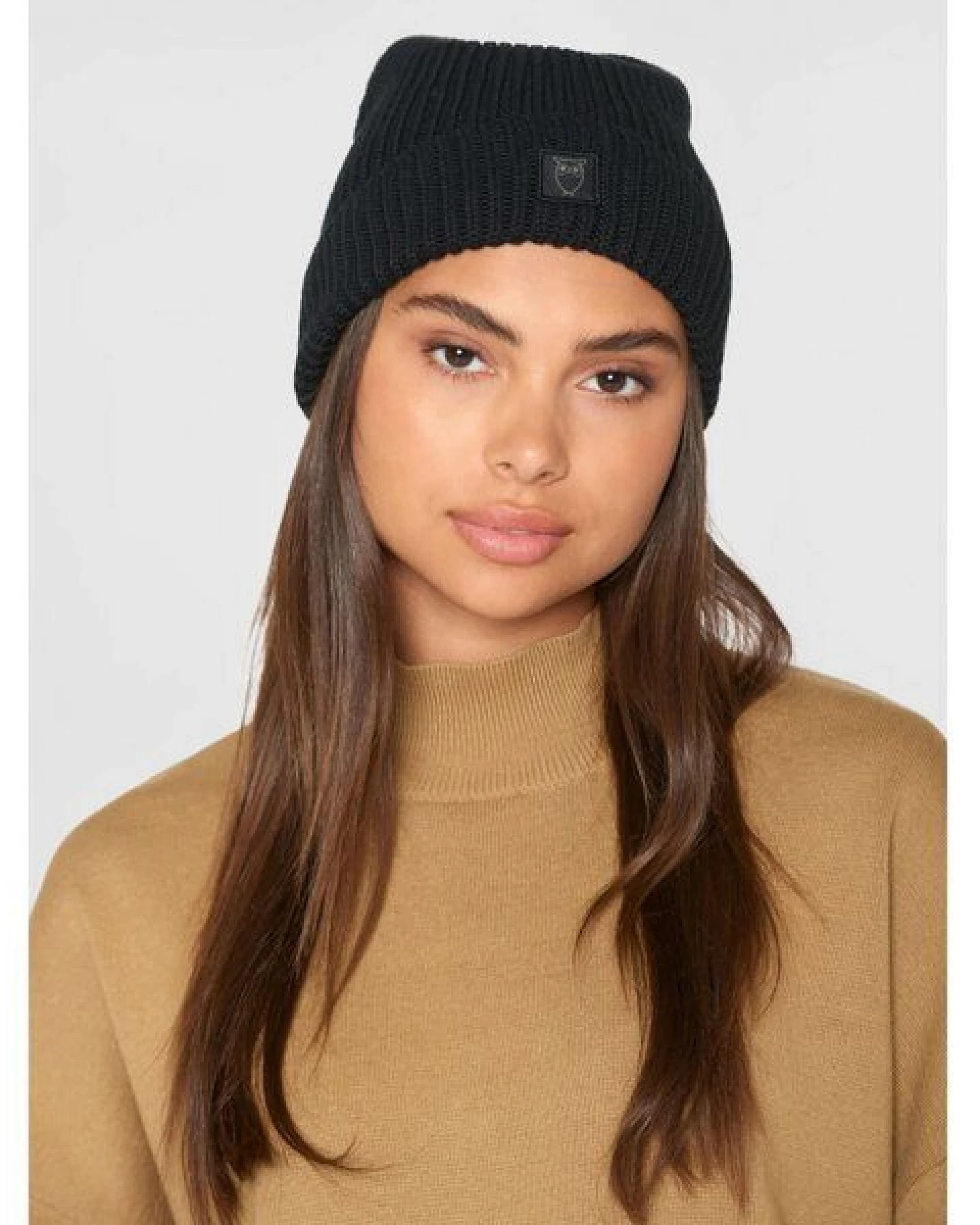 KnowledgeCotton Apparel Mütze - LEAF Ribbing hat – Ansicht 4