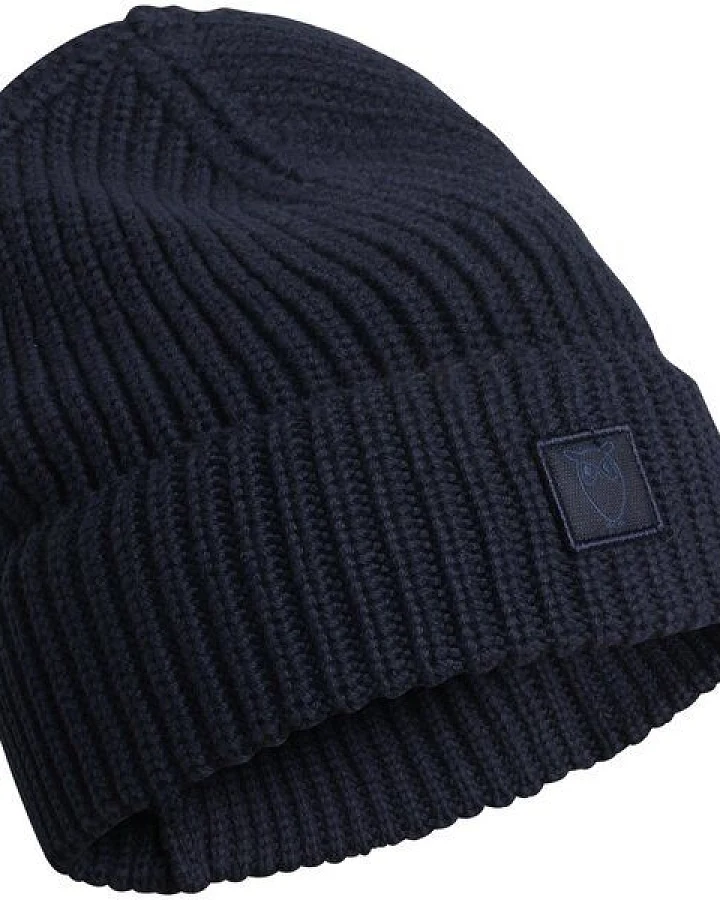 KnowledgeCotton Apparel Mütze - LEAF Ribbing hat