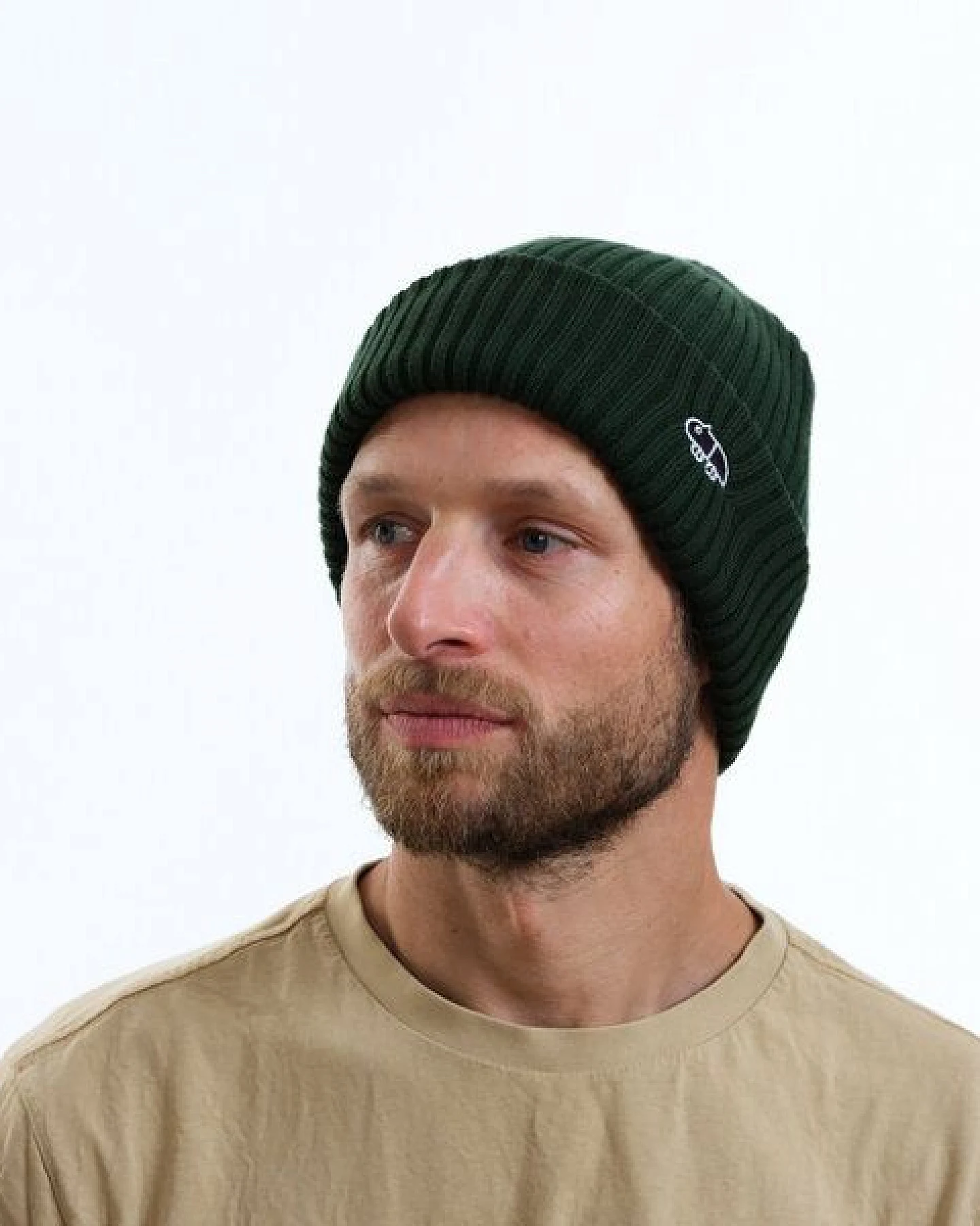 GARY MASH Mütze Roland aus breitem Rippstrick – Ansicht 3