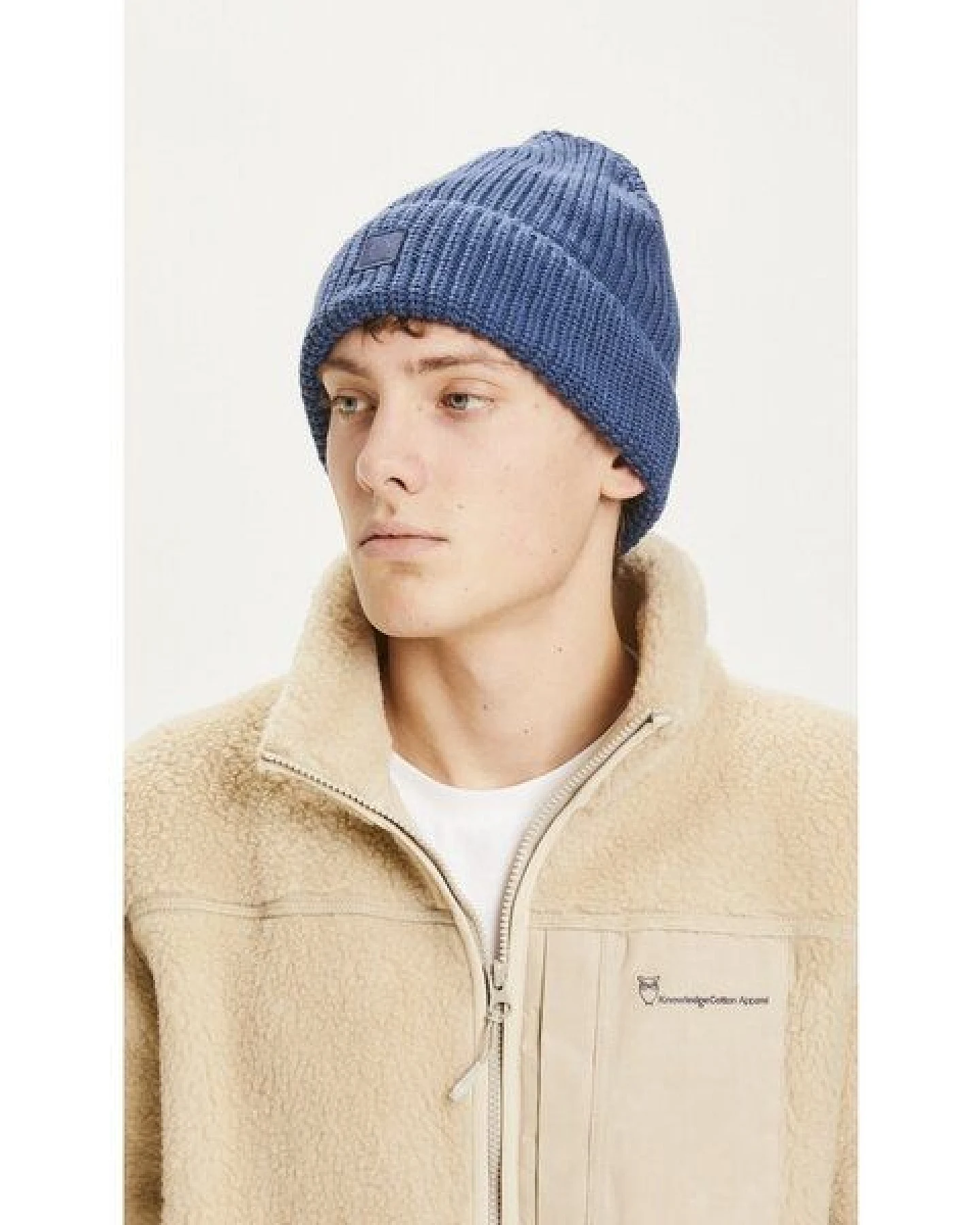 KnowledgeCotton Apparel Mütze - LEAF Ribbing hat – Ansicht 4