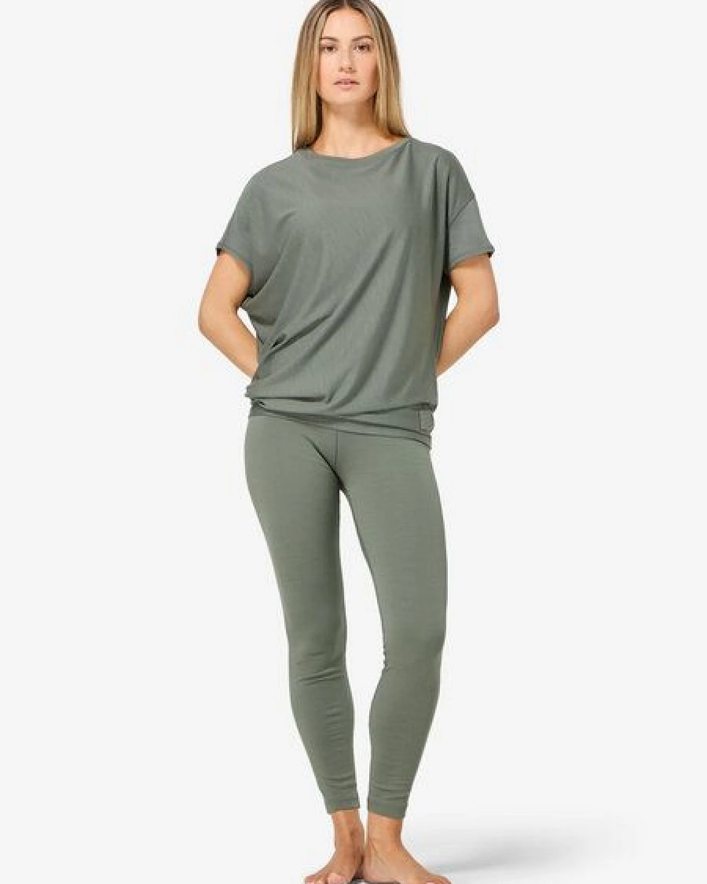 super.natural T-Shirt YOGA LOOSE BIO J TEE für Damen, Merino – Ansicht 2